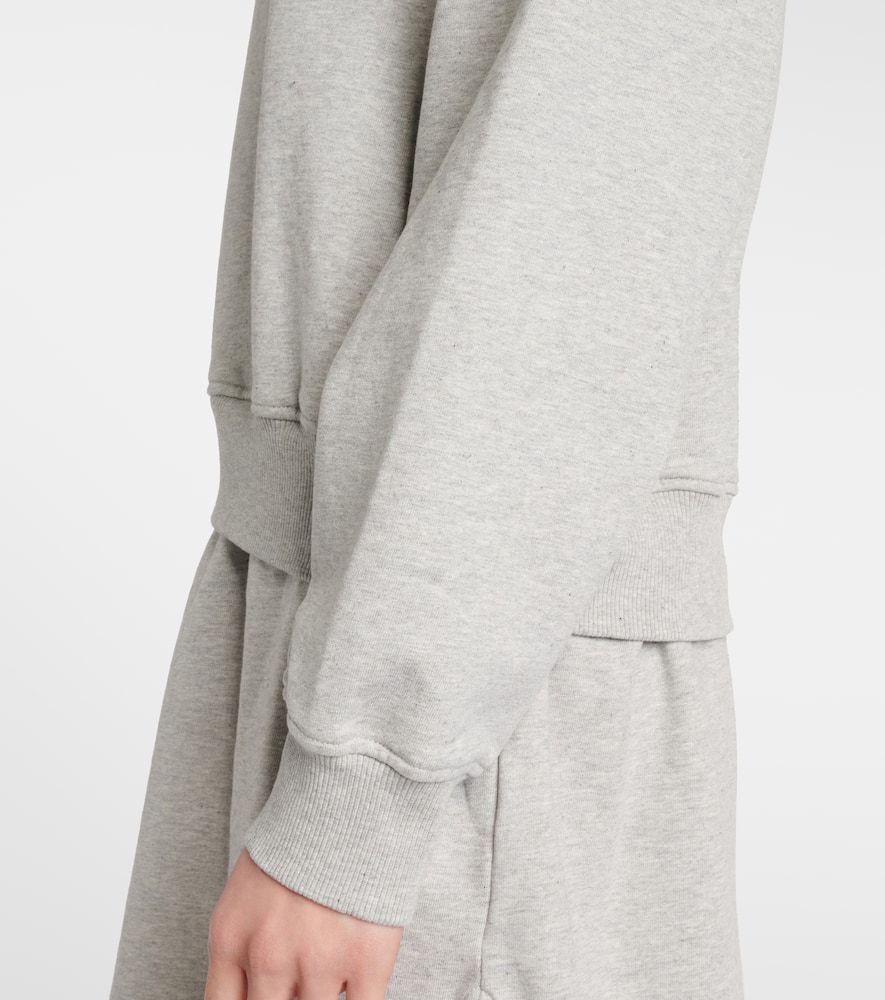 Jw Anderson Woman Mini Dress Light Grey Size L Cotton In Light Grey Melange