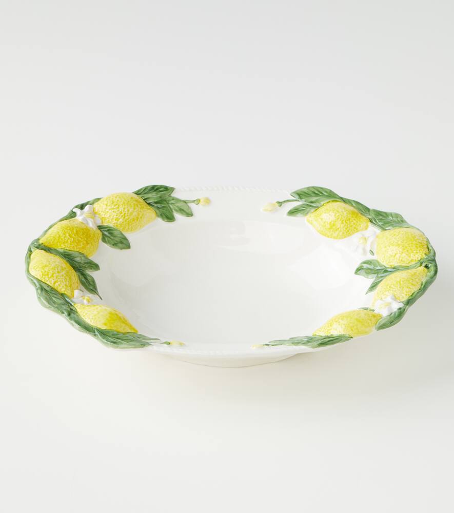LES-OTTOMANS LEMON CERAMIC PLATTER