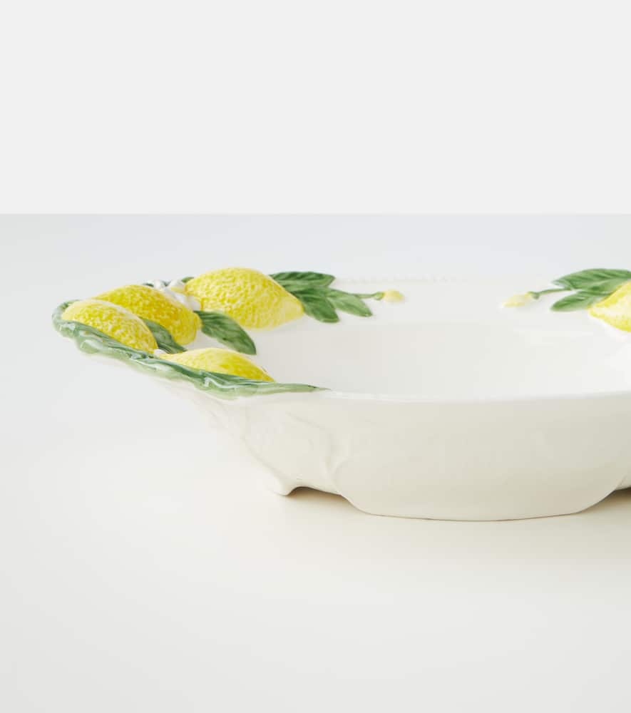 LES-OTTOMANS LEMON CERAMIC PLATTER