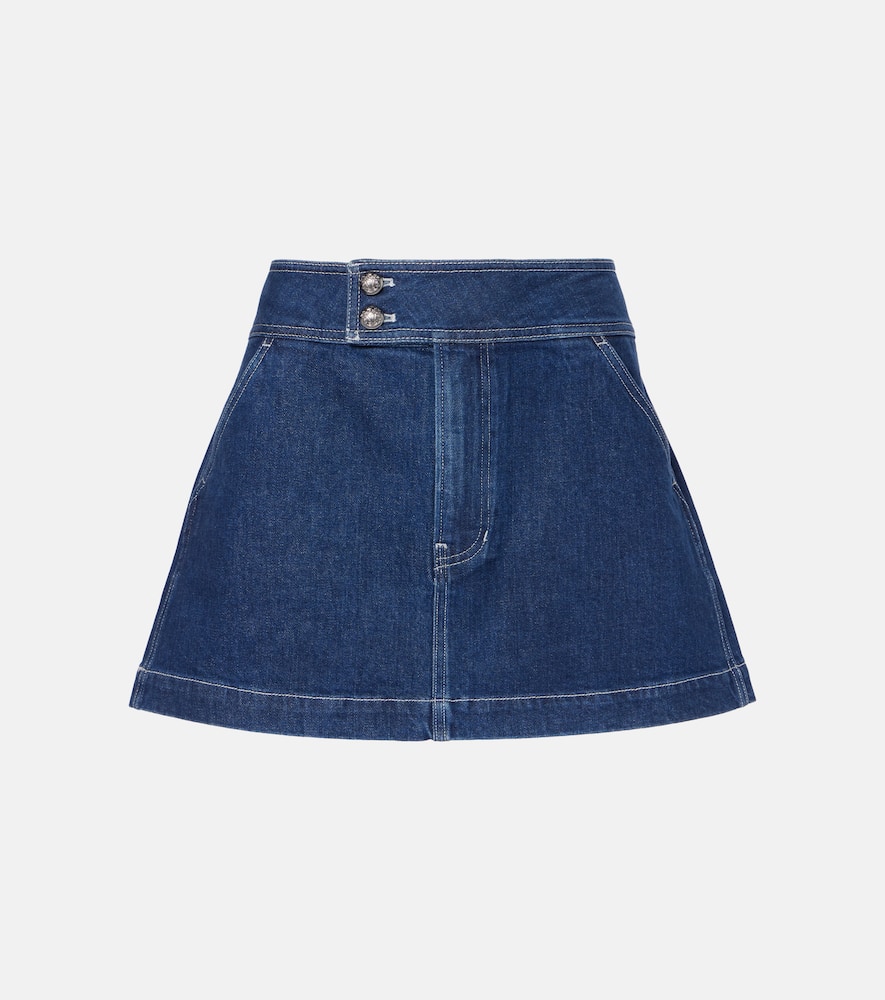 Bowen denim miniskirt