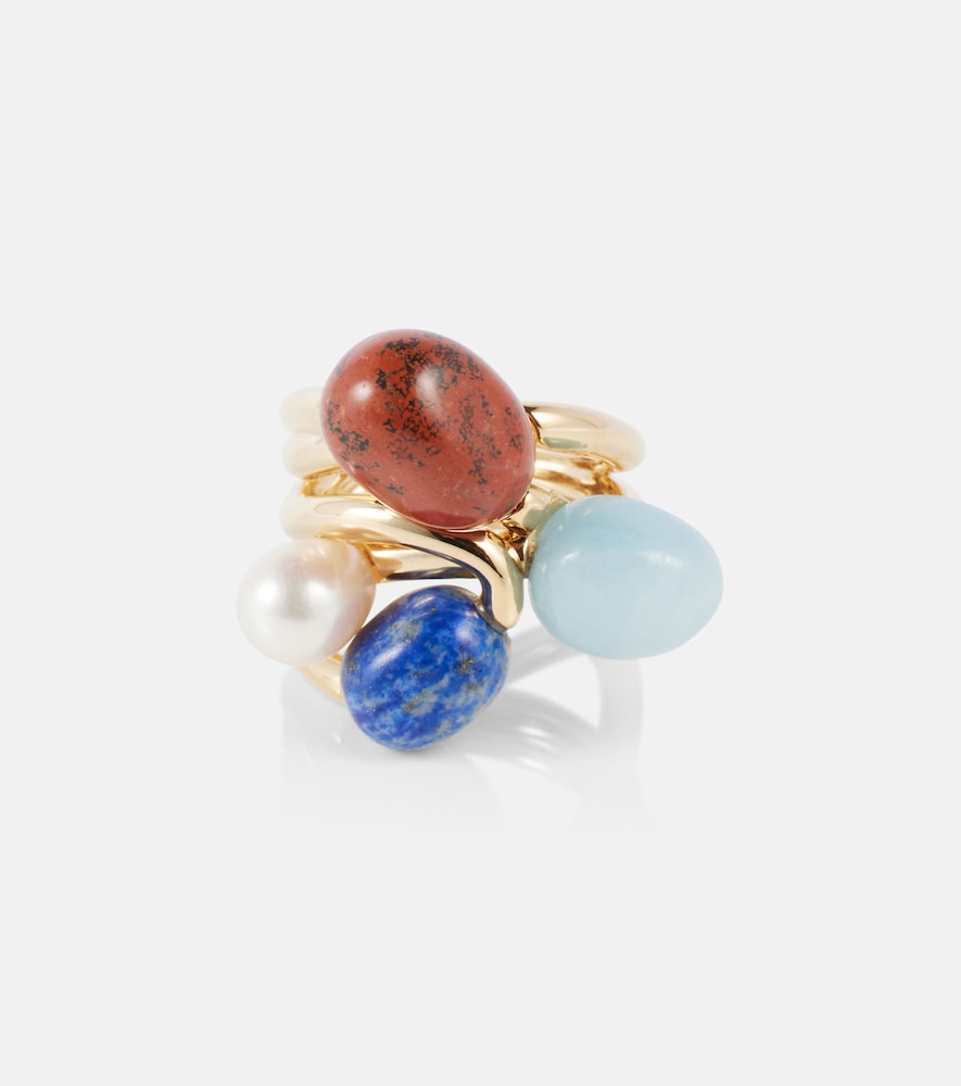 Zimmermann Bague Mellow en plaqu or et pierres prcieuses 220 €
