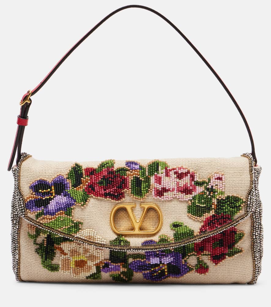 Vain Soft Small beaded shoulder bag