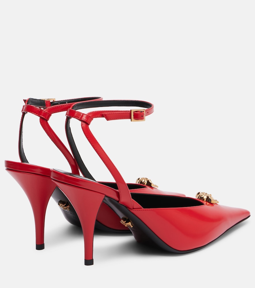  Versace Versace Slingback-pumps La Medusa 85 Aus Lackleder 