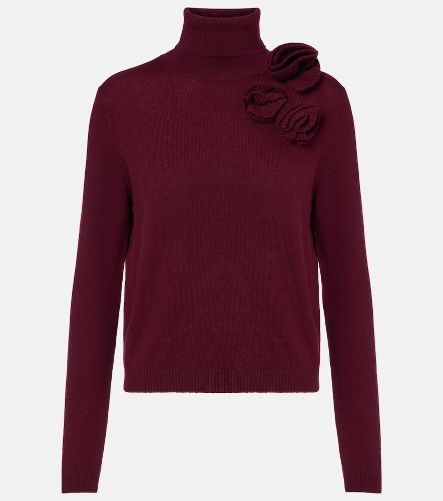 Wool and cashmere turtleneck sweater
