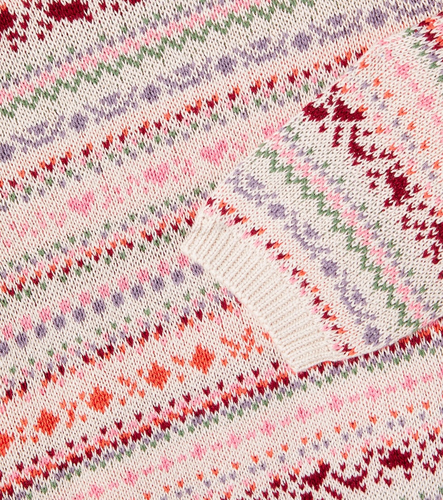  Wheat Wheat Pullover Olga Aus Baumwoll-jacquard 