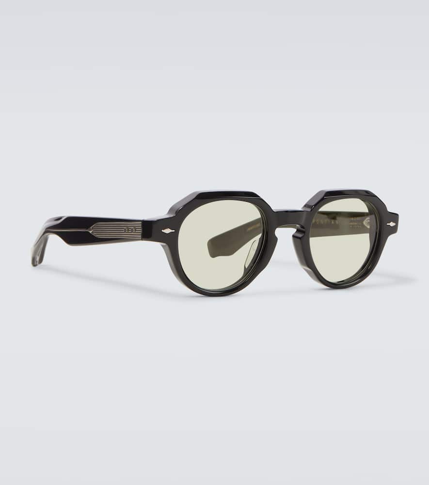 Jacques Marie Mage Pontian Round Sunglasses In Green