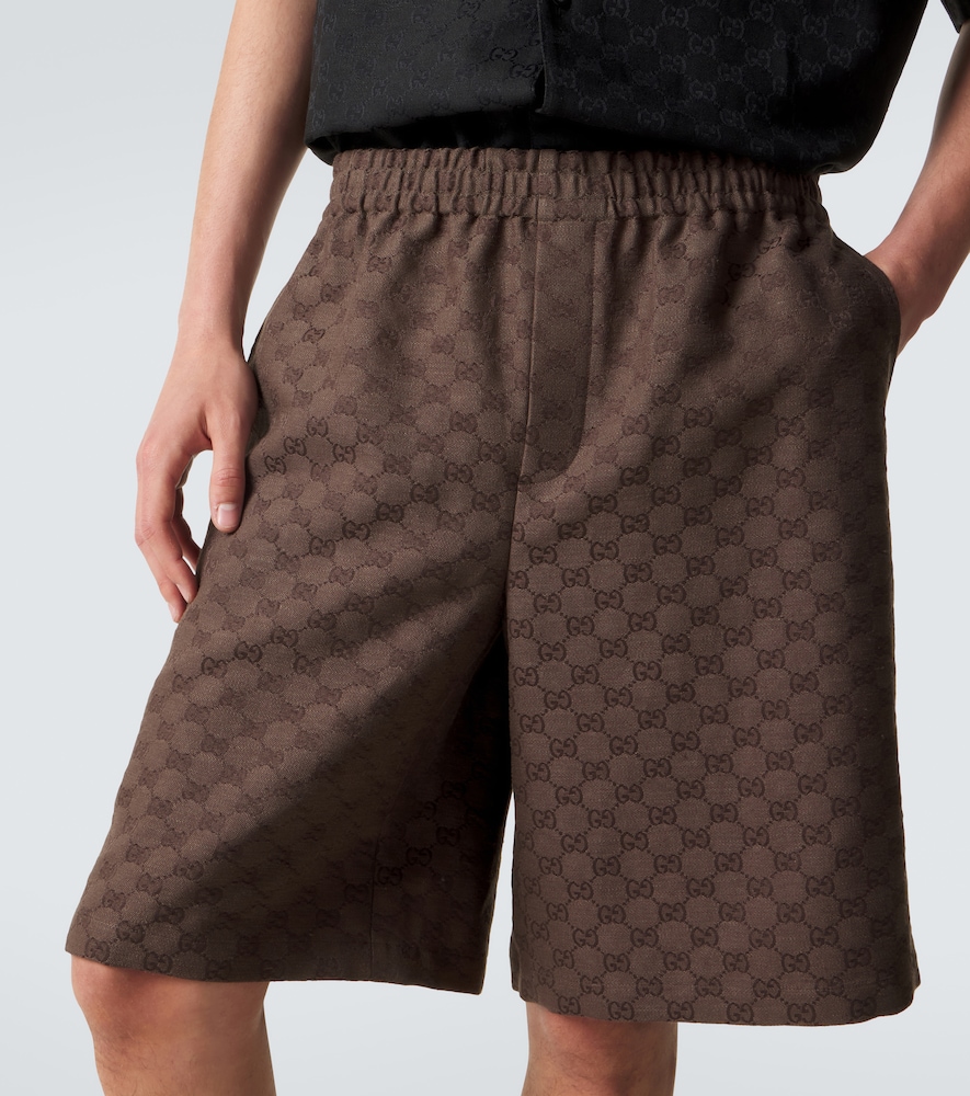  Gucci Gucci Bermuda-shorts Gg Aus Canvas 