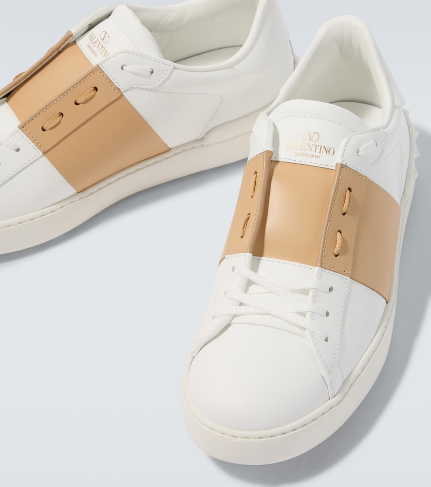  Valentino Garavani Valentino Garavani Sneakers Open Aus Leder 