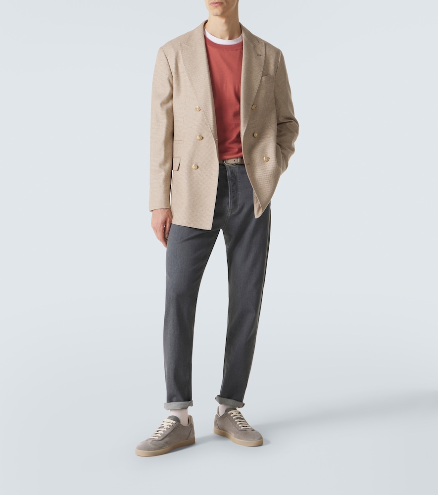  Brunello Cucinelli Brunello Cucinelli Logo Straight Jeans 