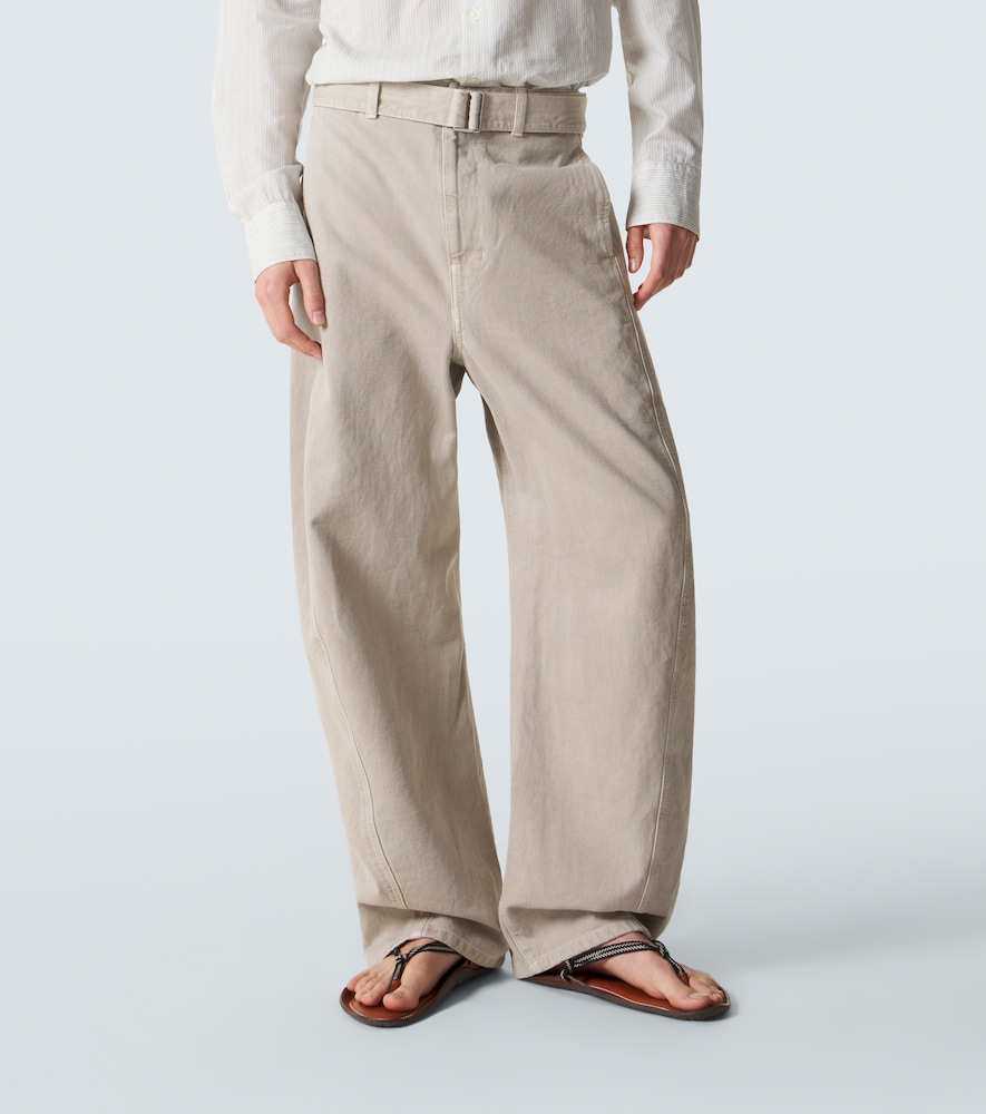  Lemaire Lemaire Hose Twisted Aus Baumwoll-twill 
