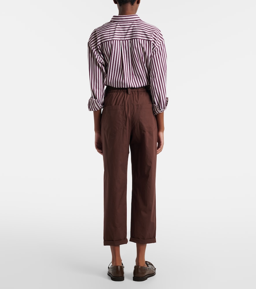  Brunello Cucinelli Brunello Cucinelli Gerade Hose Monili Aus Baumwolle 