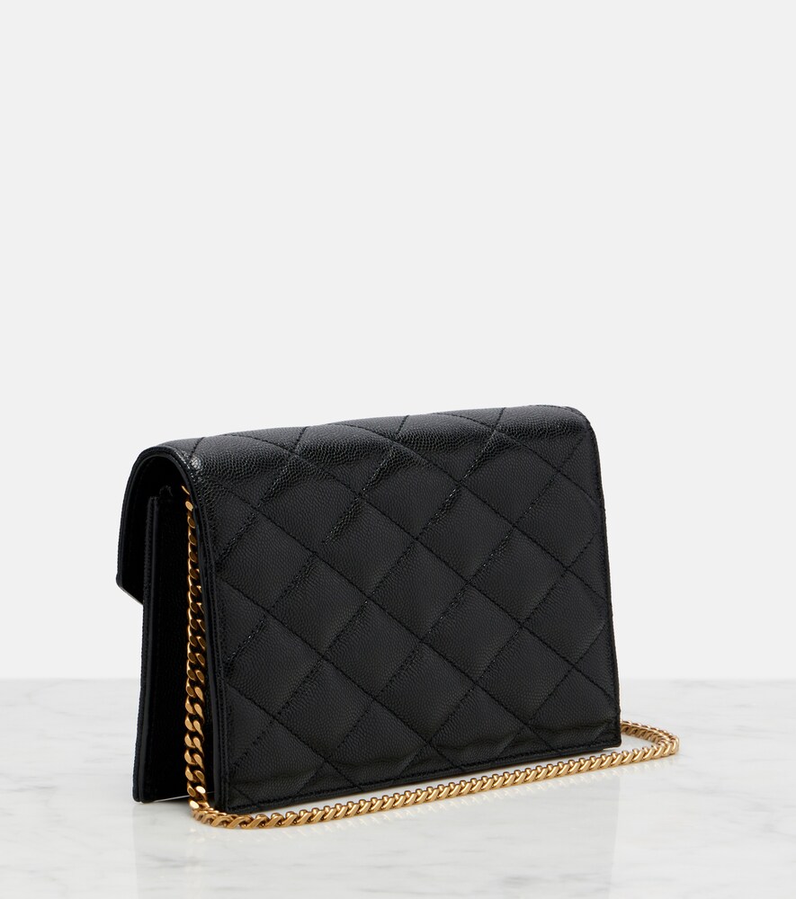  Saint Laurent Saint Laurent Paris Leather Wallet On Chain 