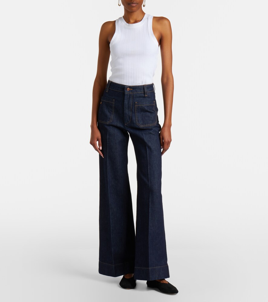  Victoria Beckham Victoria Beckham Jeans Anchos Alina 
