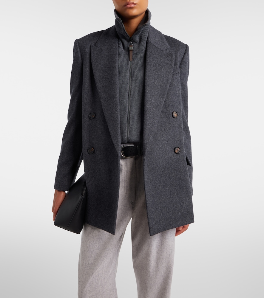 Brunello Cucinelli Double-breasted wool jacket