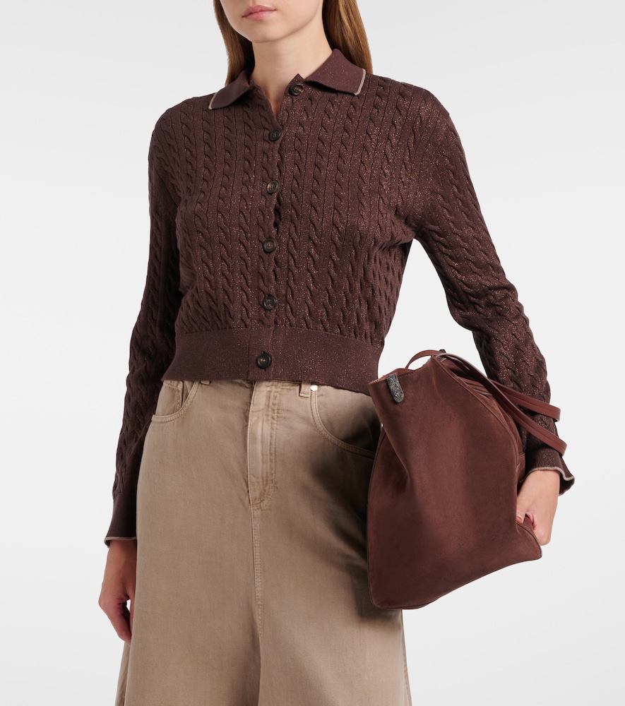 Brunello Cucinelli Cotton-blend cardigan