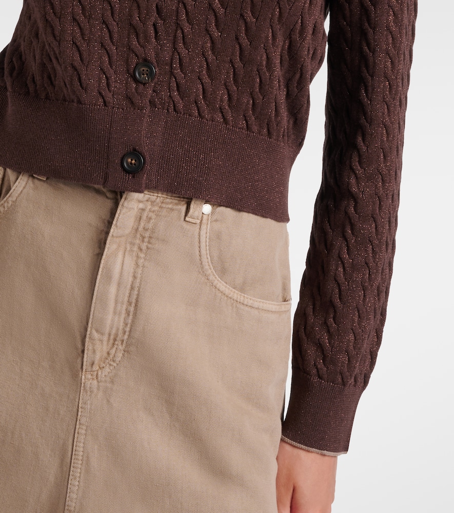  Brunello Cucinelli Brunello Cucinelli Cardigan Aus Einem Baumwollgemisch 