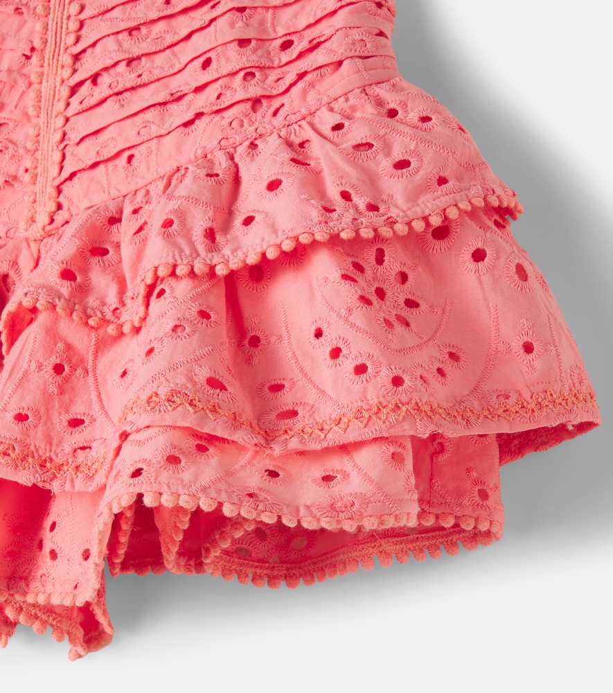  Poupette St Barth Kids Poupette St Barth Kids Skort Alizee Aus Baumwolle 