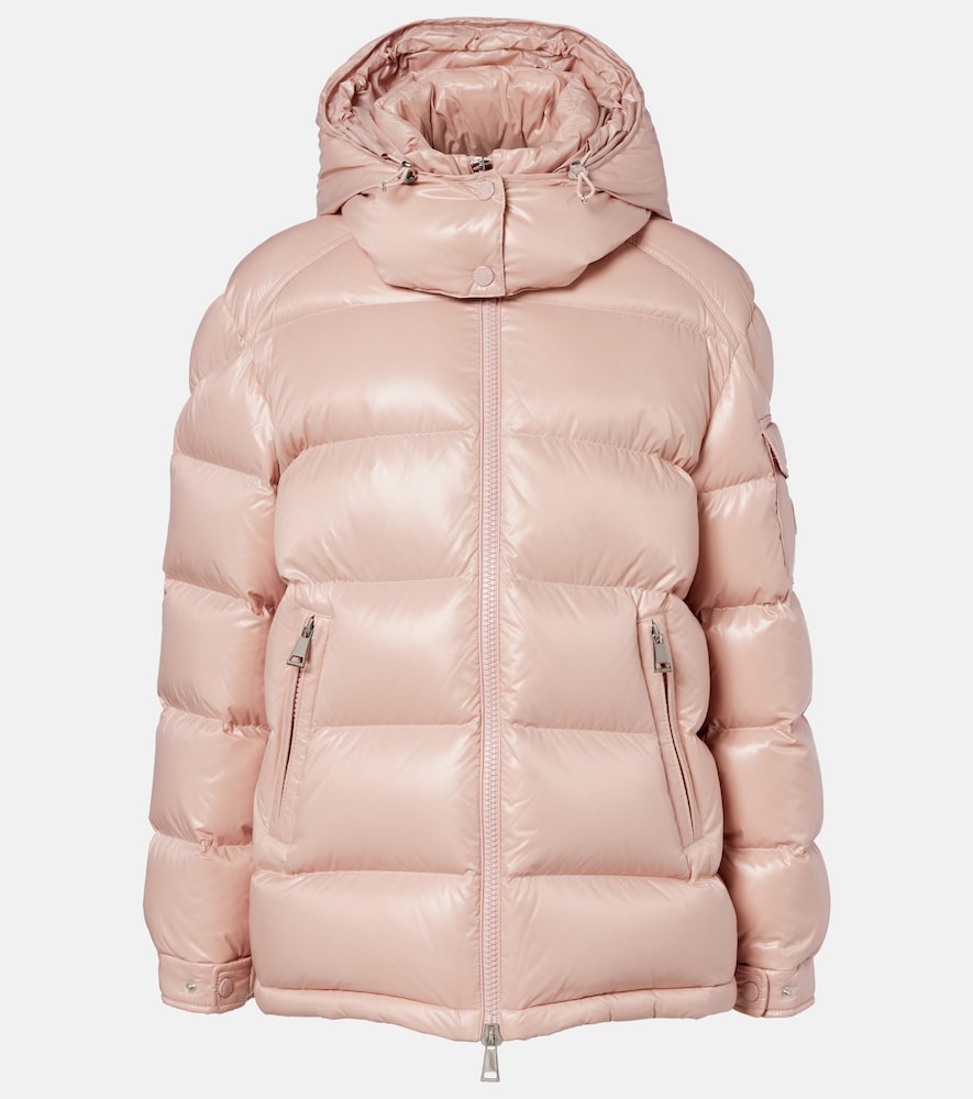 Moncler - Maire Kapuzen-Kurzmantel Aus Daunen - Jackets - Damen - Rosa - L - Bild 3