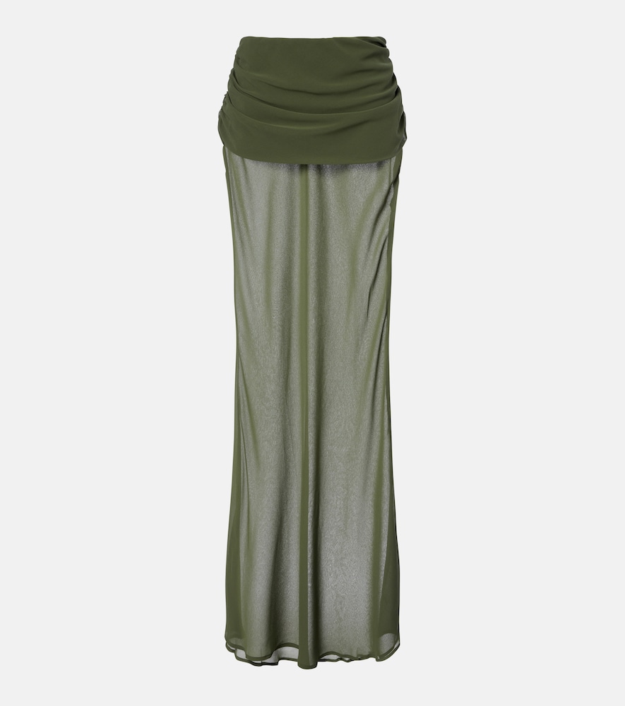 Bananhot Adelina draped maxi skirt
