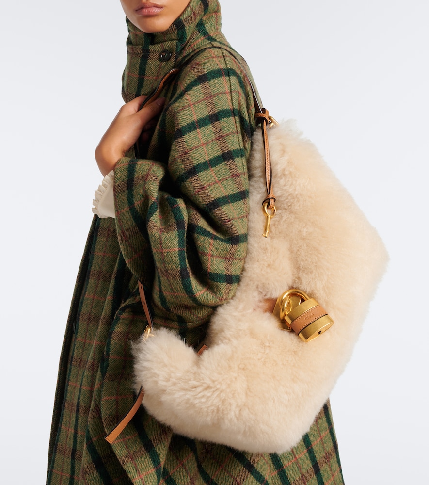 Chloé Paddington Shearling Shoulder Bag