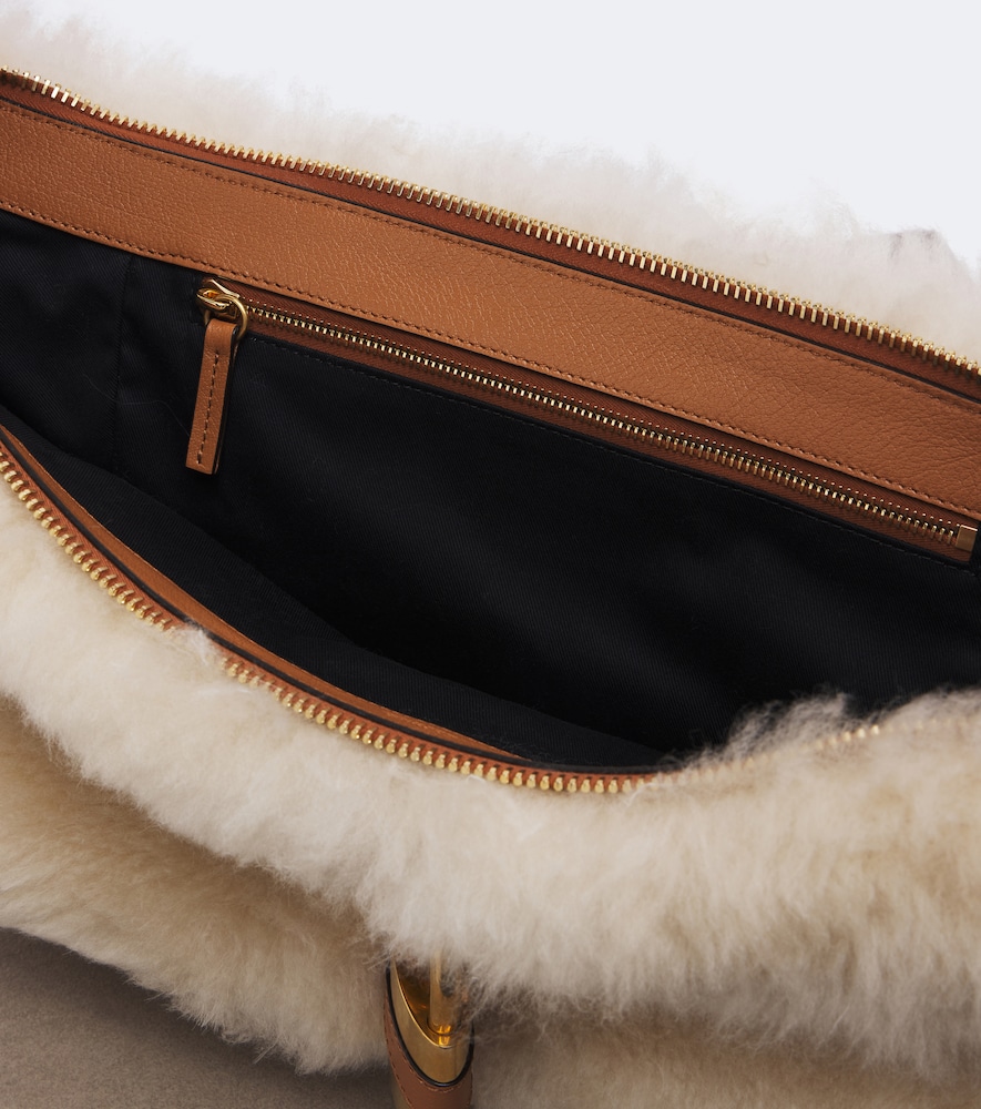 Chloé Paddington Shearling Shoulder Bag