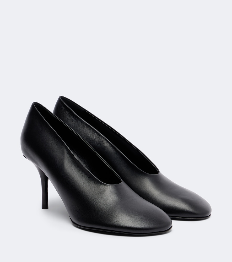 Pumps Back in pelle