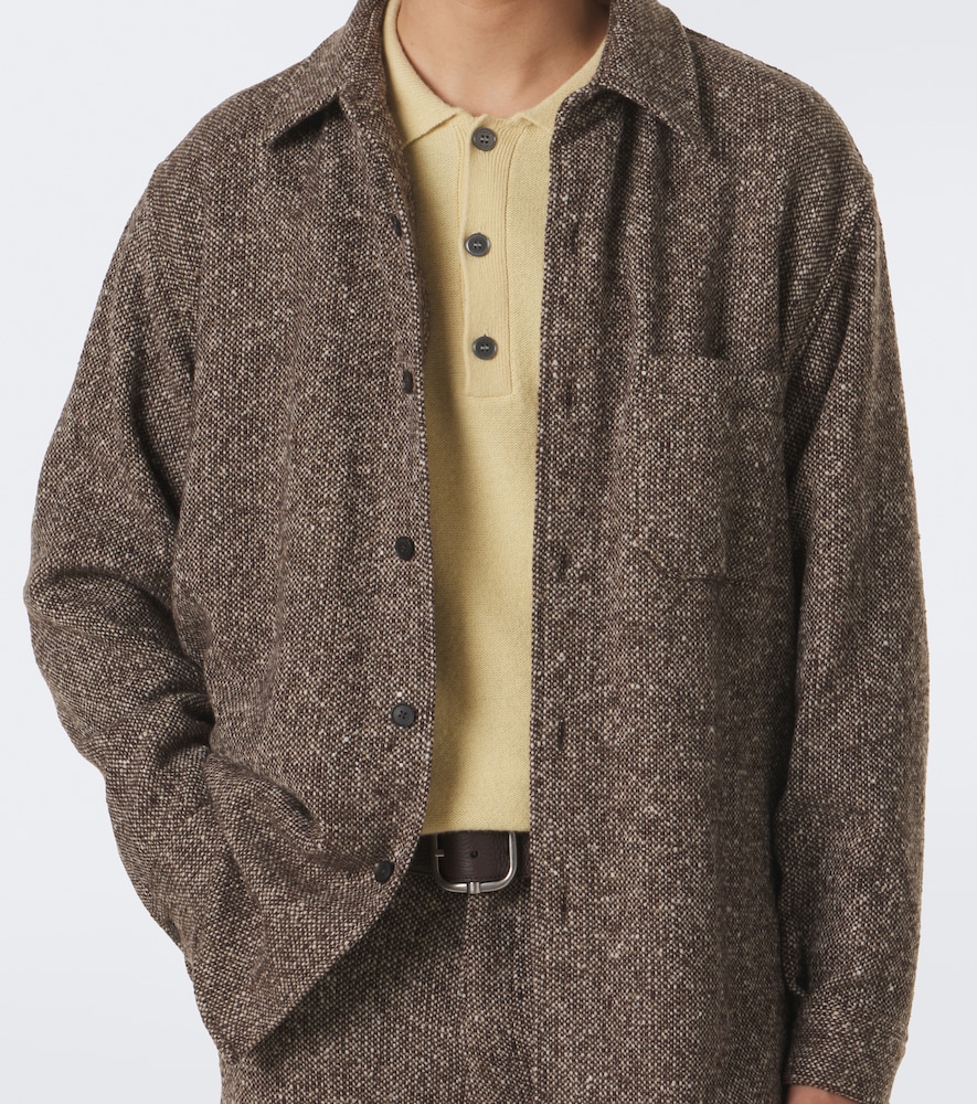 Wool Tweed Overshirt