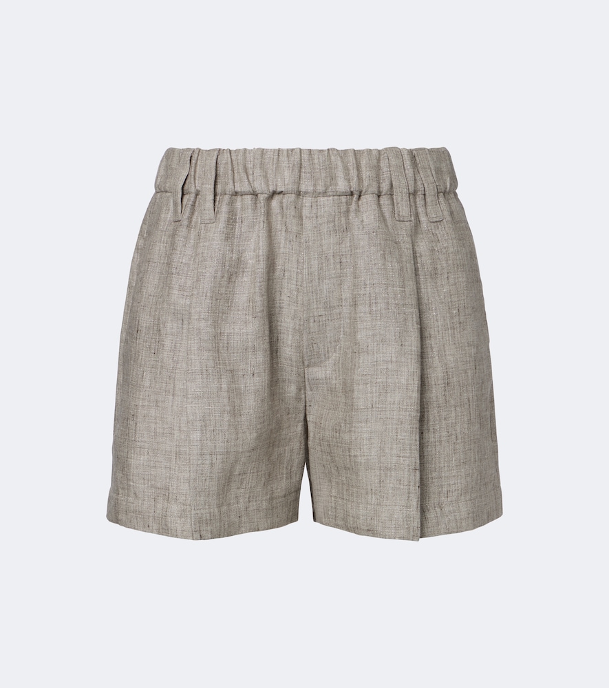 Shorts Monili aus Leinen