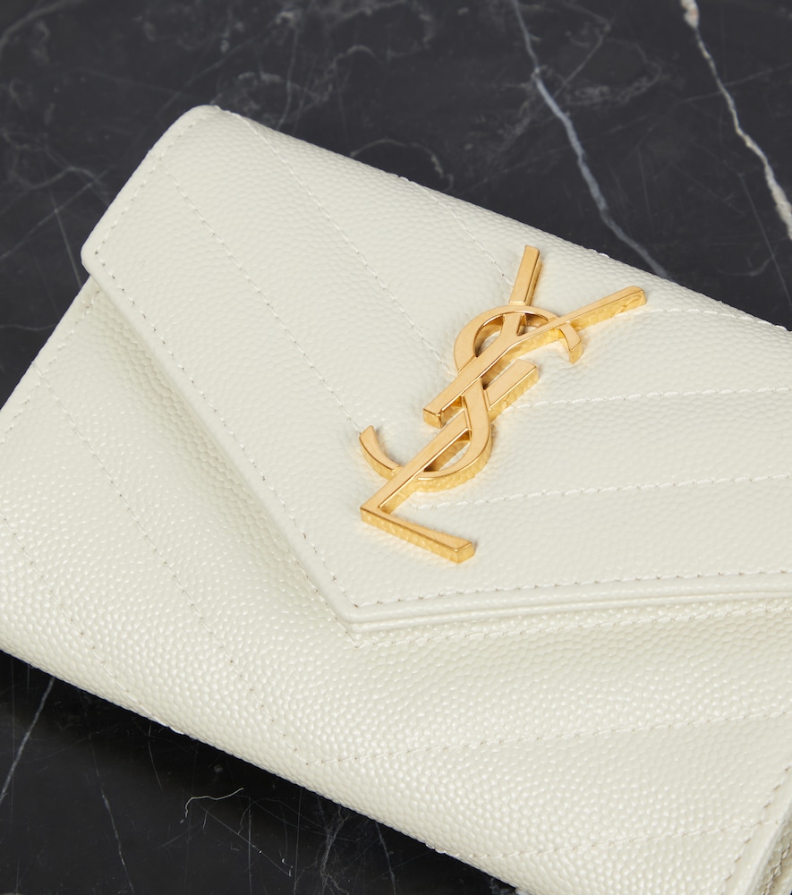 Saint Laurent Cassandre leather wallet