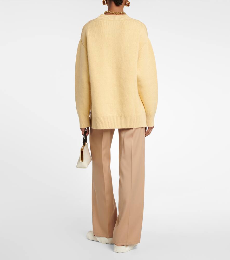 JIL SANDER 羊绒真丝与马海毛毛衣