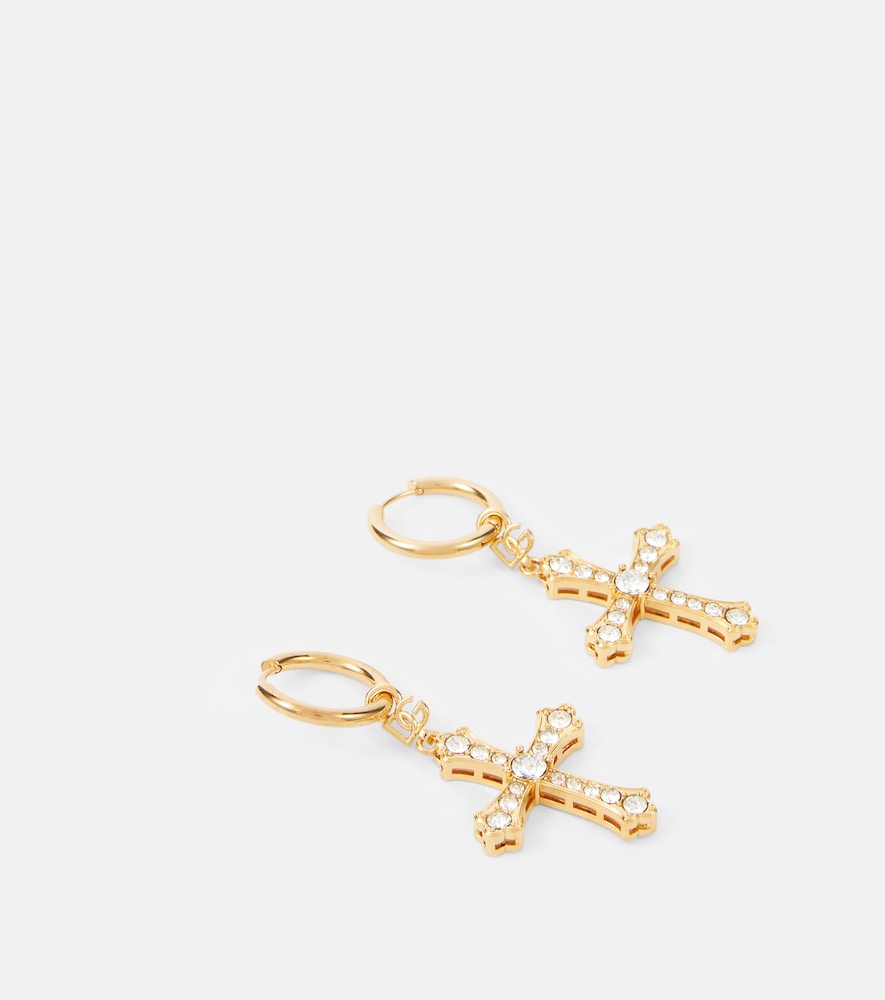  Dolce&gabbana Dolce&gabbana Crystal-embellished Drop Earrings 