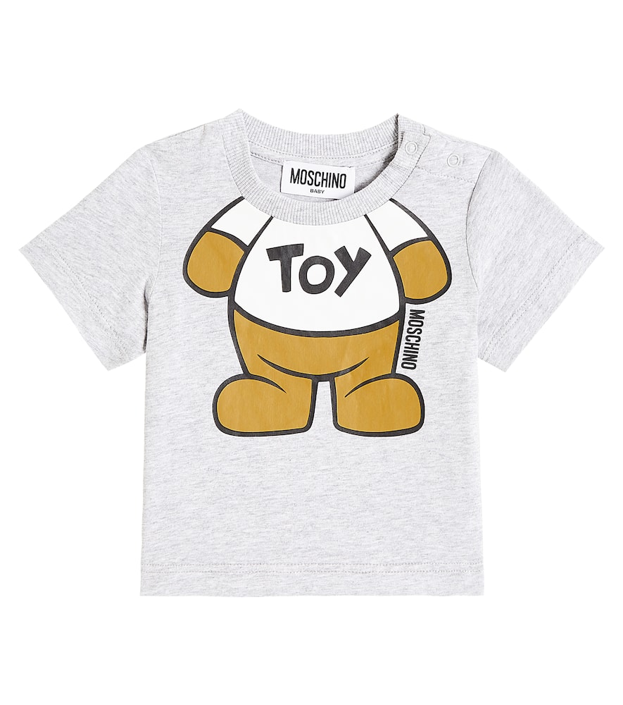 Moschino Kids Baby printed cotton jersey T-shirt