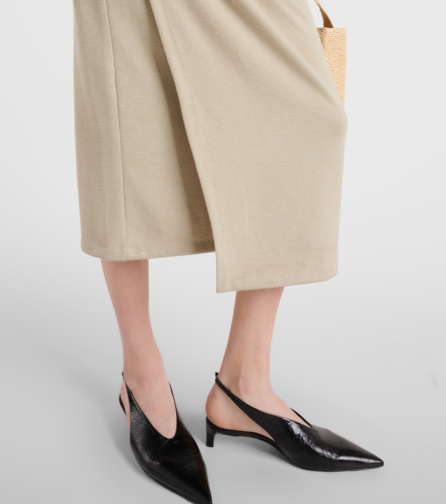  Vince Vince Jersey Wrap Skirt 