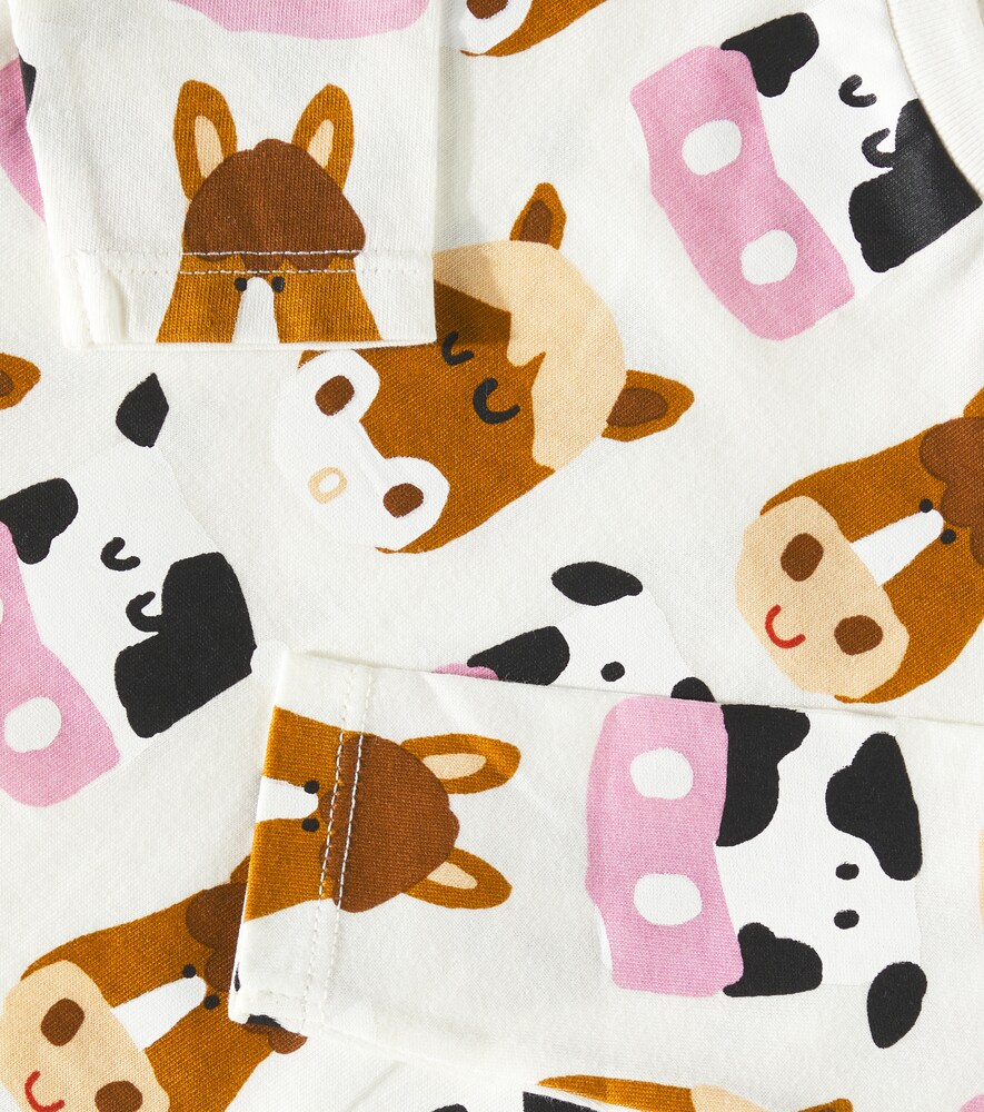  Stella Mccartney Kids Stella Mccartney Kids Printed Cotton Jersey Top 
