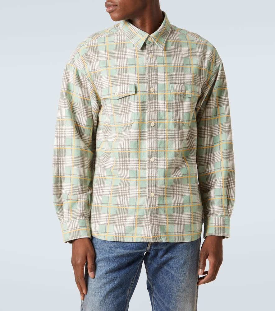 Visvim Pioneer plaid cotton flannel shirt