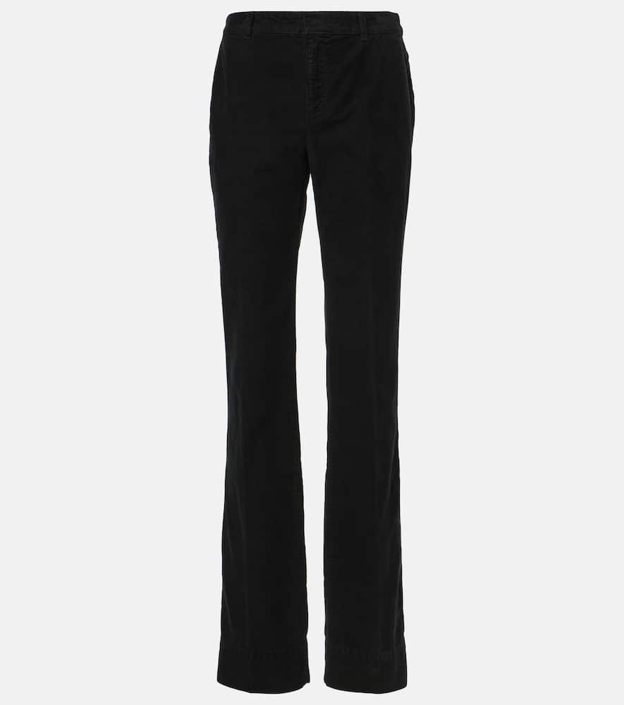 Low-rise bootcut jeans