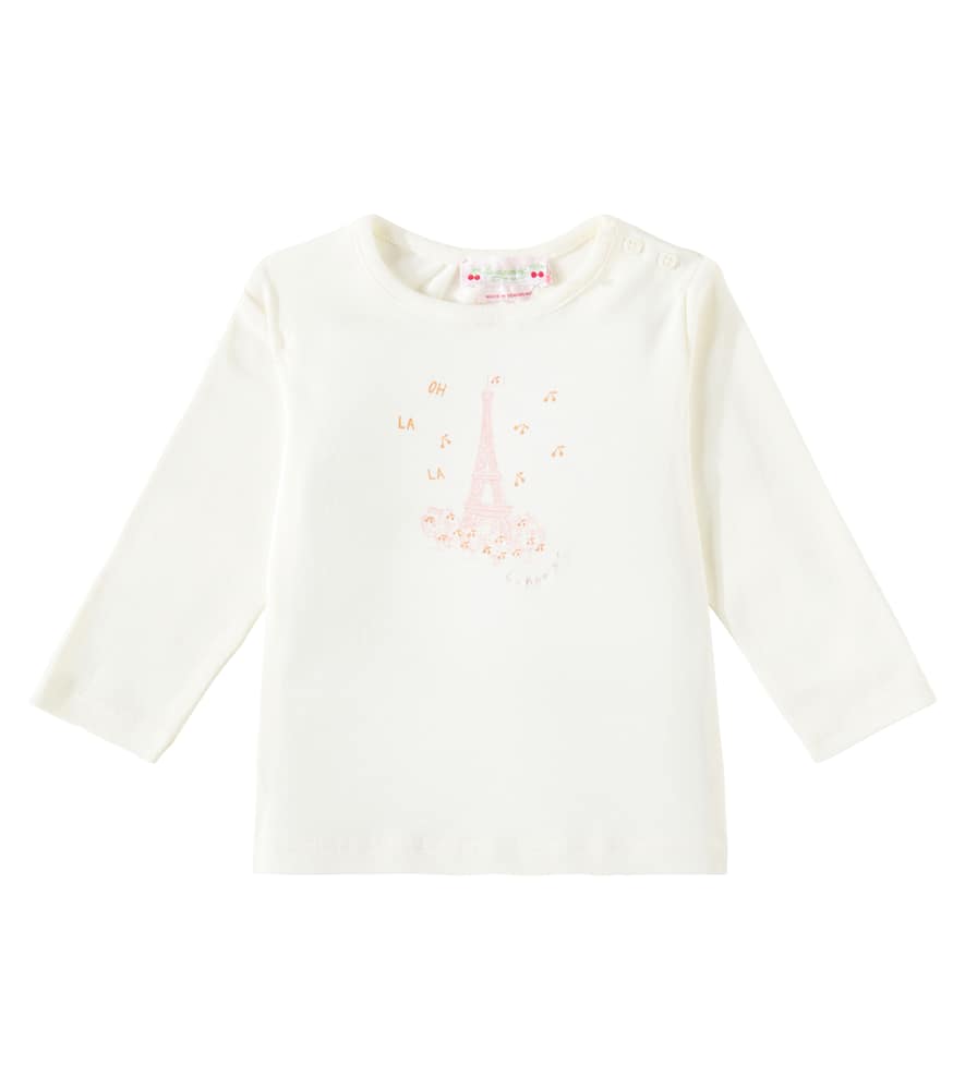 Bonpoint Baby Tahsina Cotton T-shirt In White