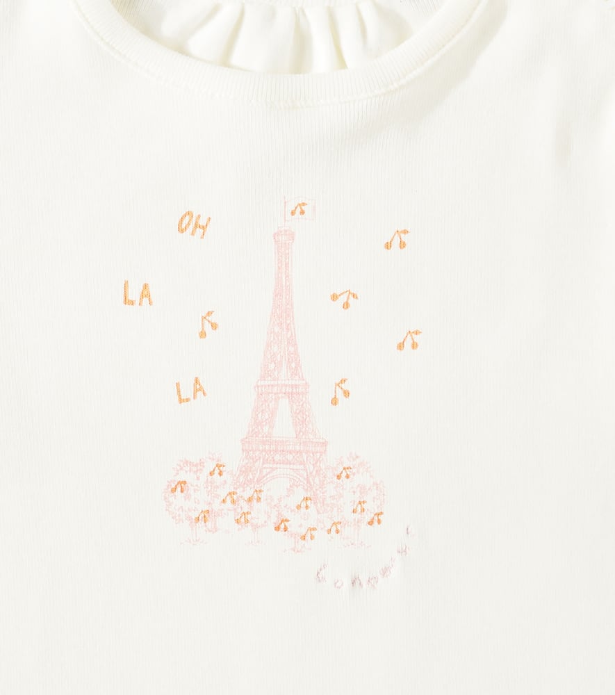 Bonpoint Baby Tahsina Cotton T-shirt In White