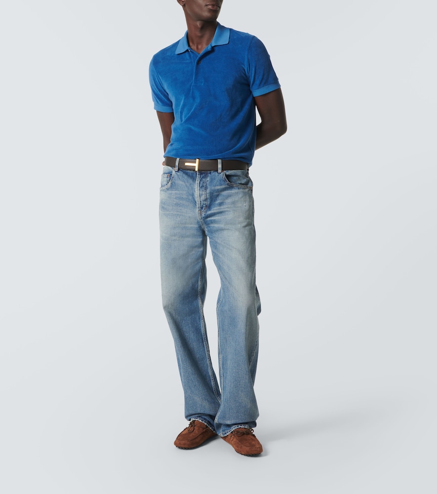  Tom Ford Tom Ford Polohemd Aus Frottee 