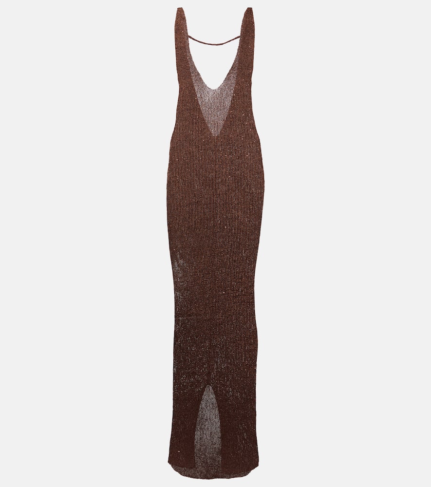 Sunny sequined maxi dress