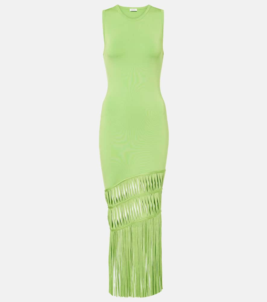 Simkhai Brookes Sleeveless Maxi Dress In Burgundy