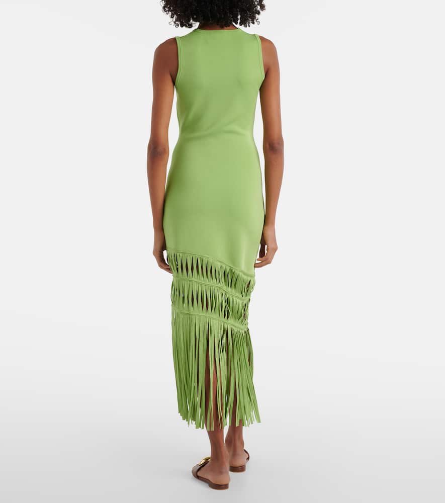 Simkhai Brookes Sleeveless Maxi Dress In Burgundy