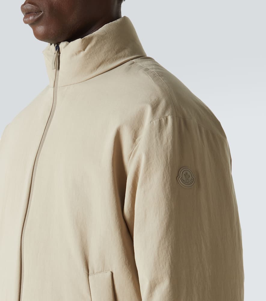 Moncler Nibles Cotton Down Jacket In Sand Beige