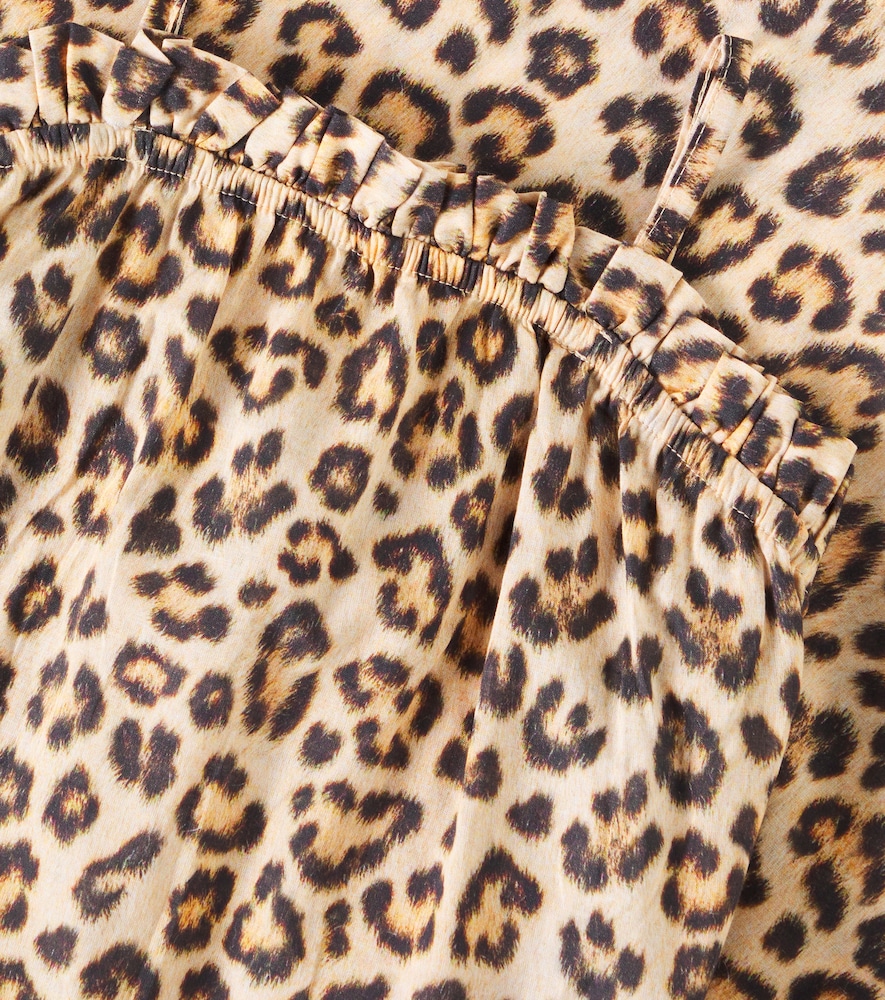  Molo Molo Connie Leopard-printed Cotton Maxi Dress 