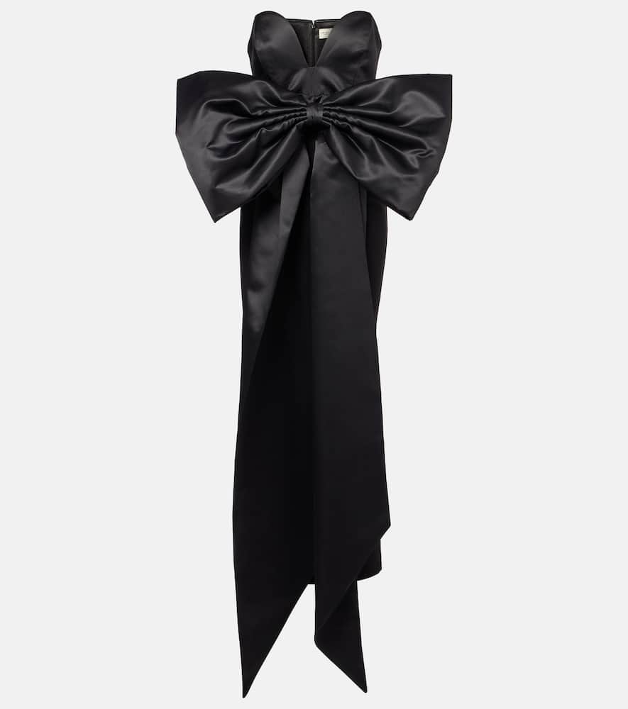Strapless maxi dress