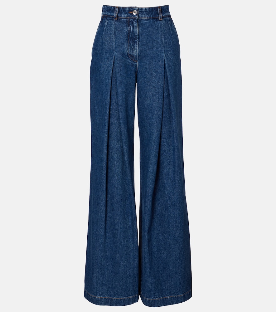 Dolce & Gabbana Straight Fit Trousers With 5 Pockets In Blue