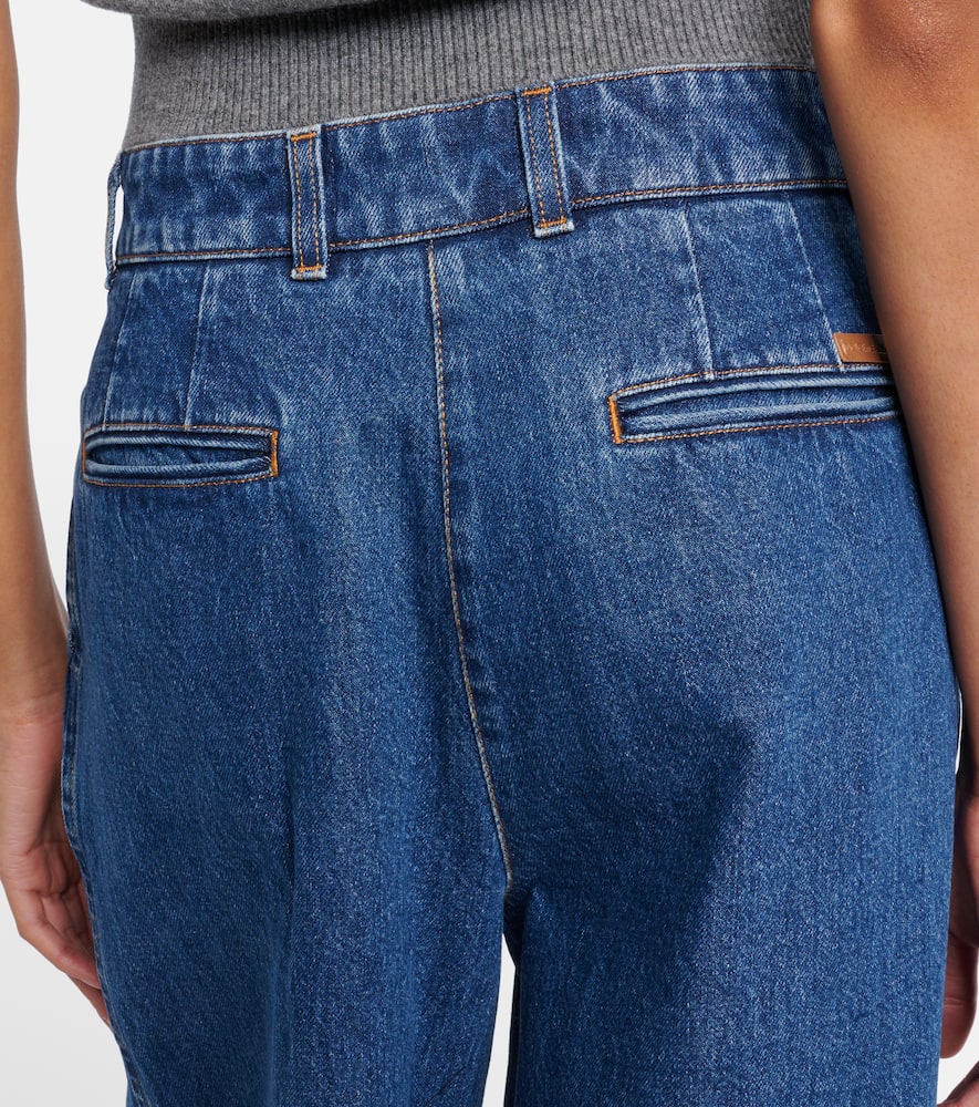 Dolce & Gabbana Straight Fit Trousers With 5 Pockets In Blue