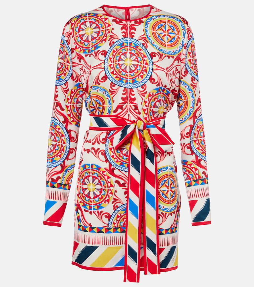 Dolce & Gabbana Bedrucktes Top Aus Seide