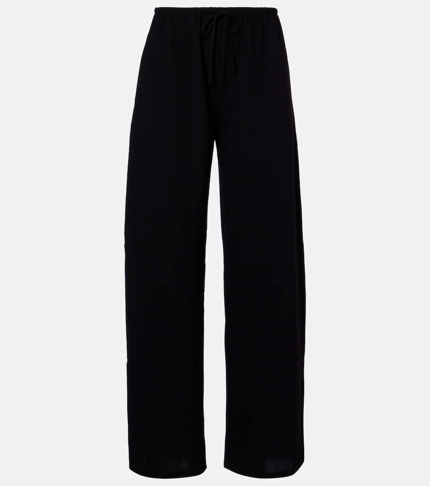 Ari crêpe straight pants