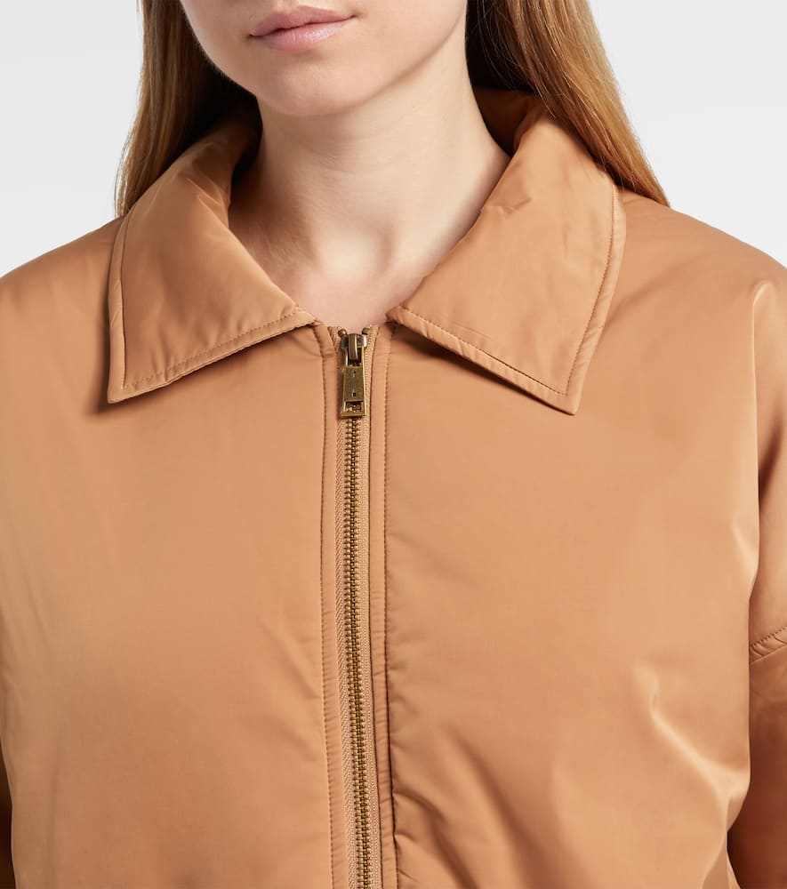 The Upside Carlotta Bomber Jacket In Sand